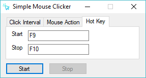 simple auto clicker